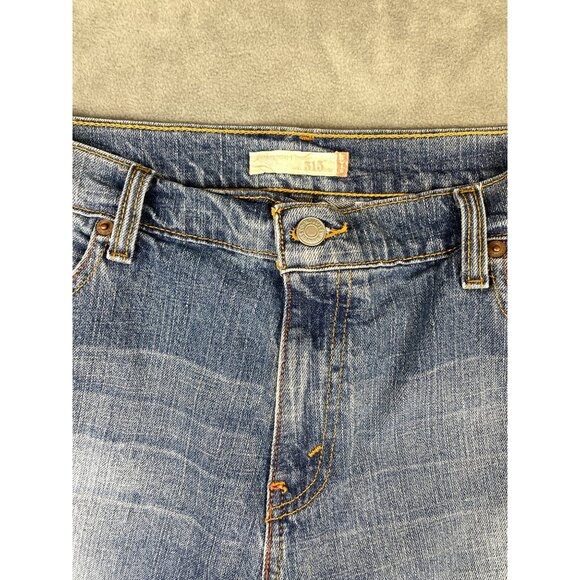 Levi's 515 Boot Cut Jeans Womens 16S Mid Rise Light Wash Y2K - Picture 3 of 8